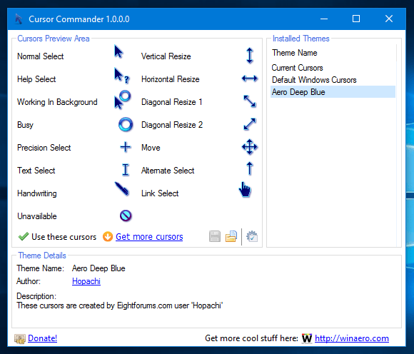 Customize Cursor For Chrome And Windows 8 10