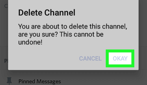 Deleting a Channel