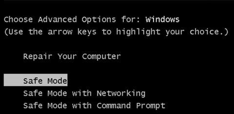 1. Boot into Safe Mode with Networking